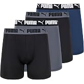 Puma 4 Pack Active Stretch Boxer Briefs Men's Underwear (Pack of 4)