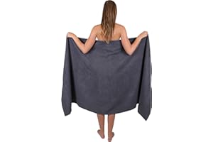 Betz Serviette de Bain XXL Palermo 100% Coton 100x200 cm Couleur Anthracite