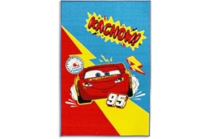 Nada Home Tappeto Antiscivolo cameretta Bambini Disney Cars Saetta McQueen 80x120 cm 4950