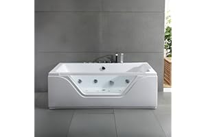 SPALINA Tahiti White Jets - Vasca idromassaggio oblò L 170 x l 78 cm