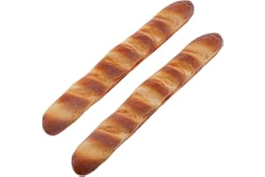 ‎GRESORTH Gresorth 47cm Künstliche Lang Brot Requisite Gefälschte Baguette Simulation Lebensecht Nachspeise für Küche Anzeige Dekoration Fotografie Requisiten - 2 Stück