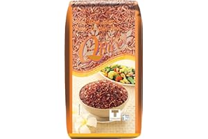‎Q RICE Q RICE Jasminreis, rot – Duftender Natur Langkorn Reis – Thai Hom Mali - 1 x 1 kg