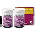 ACCU-Answer Blood Glucose Test Strips, 50 Count, for Multi-Monitoring Meter, Self-Testing