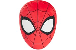 Disney Stitch 3D Plush Pillow Cushion for Sofa or Bed, Cute Kids Cuddle Cushion Soft Plushie Bedroom Accessories, Stitch Gifts for Kids (Red Spiderman, L34 x W25)
