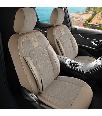 Coprisedili Auto VOSERY Gialli Escavatori – 92% Poliestere + 8% Spandex, Con Imbottitura In Schiuma, Adatti A SUV, Camion E Auto, Lavabili