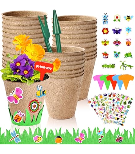 Vasi In Feltro Per Piante HOMEGROW24 - 3 Pezzi Da 11 Litri Con Sottovasi - Coltivazione Idroponica - Foto 6