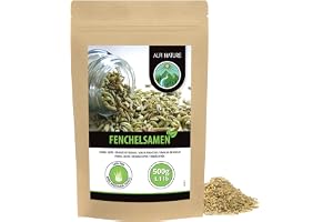 Alpi Nature Fänkålsfrön 500g, Hela Fänkålsfrön för Matlagning, Kryddblandningar och Te, Fänkål Frön