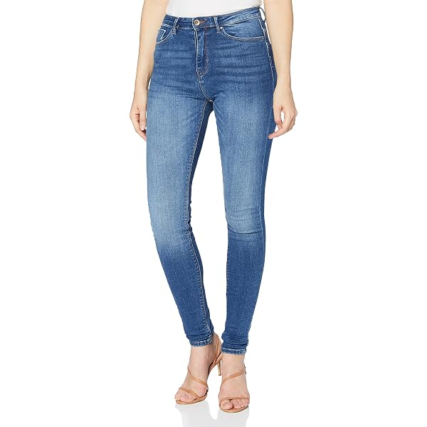 ONLY Damen-Skinny-Jeans, Elastisch, Aus Baumwolle & Modal – Bequeme Slim-Fit-Hose