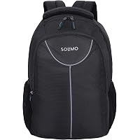 Amazon Brand - Solimo Laptop Backpack for 15.6-inch Laptops (27 litres, Black)