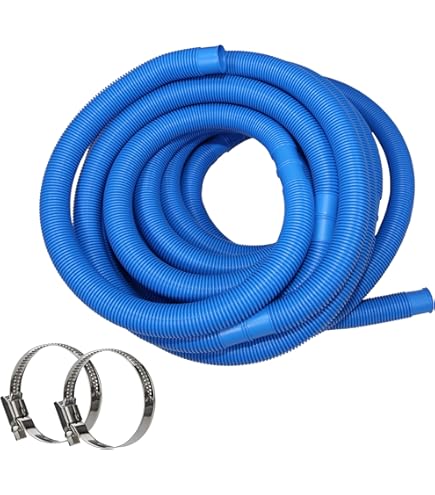 Medipool Schwimmbadschlauch Blau 38mm 6,0m - Made In EU Poolzubehör