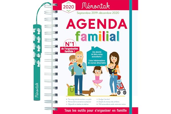 Agenda familial Mémoniak 2019-2020