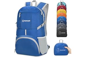 ZOMAKE 35L Sac a Dos Pliable Léger - Sac à Dos Pliable De Randonnée Packable Daypack Pour Femme Homme Sports Et Plein Air