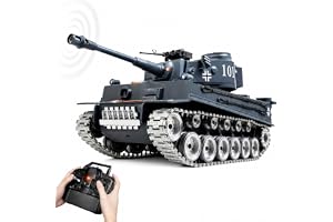 AoreSpty RC Stridsvagn 1:18, Metallband, Rök och Ljud, Modell T2 | Simulerad rekyl, rök och ljud. Se funktionerna och konstruktionen i denna modell på nära håll. Titta närmare på detaljerna.