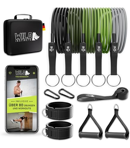 Musculation Homme Bande Elastique BLACKROLL® MULTI BAND - Bande De Résistance En Tissu Musculation Elastique De Sport Musculation Homme