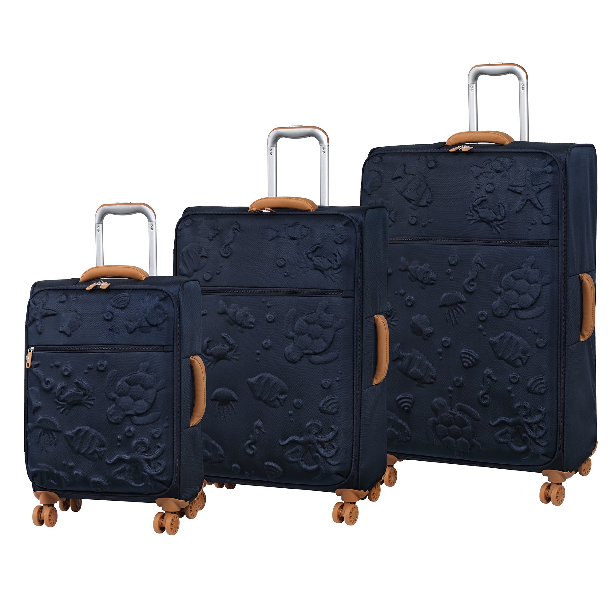 I I it luggage Aquatic 8 Wheel Lightweight Semi Expander Suitcase