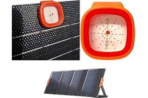 ERAYAK Guía de Ángulo Solar Accesorios para Paneles Solares Encuentra el Ángulo Óptimo para Herramientas de Paneles Solares 100W/200W/400W Panel Solar Maximiza la Potencia de Paneles Solares