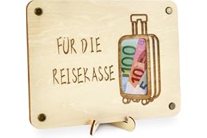‎TAKULA TAKULA Geldgeschenk Reise Reisekasse Geschenk Spardose Koffer Reisegutschein Geschenk Verpackung Urlaubskasse Geldgeschenk Karte|Reisekasse