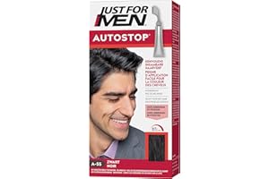 Just For Men Teinture Pour Cheveux Noir, Sans Mélange Avec Applicateur Peigne Pour Camoufler Les Cheveux Gris, Sans Ammoniaque Ni Peroxyde - A55