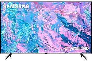 Samsung 43 Inch CU7100 UHD HDR Smart TV (2023) - 4K Crystal Processor, Adaptive Sound Audio, PurColour, Built In Gaming TV Hub, Streaming & Video Call Apps And Image Contrast Enhancer