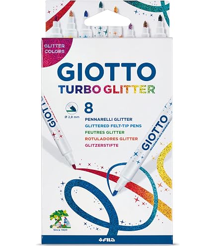 Feutres - GIOTTO - Turbo Advanced - Ultra lavable - 18 pièces - Pointe