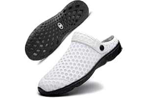 GAATPOT Sabots Mules Homme Femme Sandales Chaussures de Jardin Respirant Amants Pantoufles D'Été Aquatiques de Plage Piscine Chaussons 36-48