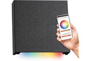 ‎LEDANDO LEDANDO Wifi LED Treppenbeleuchtung in anthrazit/schwarz eckig für Schalterdose RGB + Warmweiß bis Kaltweiß dimmbar Smart Tuya App Steuerung Stufenbeleuchtung