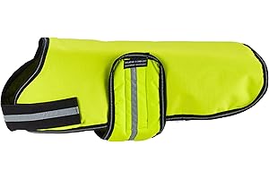 Knuffelwuff 13873-007 Hundemantel Funktionstextil reflektierend Neon, 40 cm