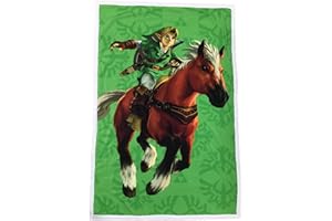 LYO Nintendo Plaid Sherpa 100 x 150 cm Zelda Link Epona