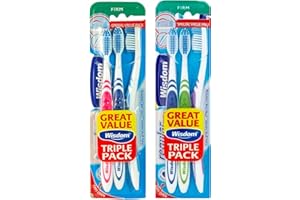 KRISP 2 Packs x 3 Pcs Regular Plus Triple Firm Toothbrush