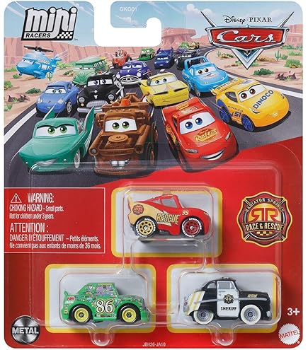 Disney Pixar Cars Mini Racers Variety 15 Pack - New 2021 Hot Rod