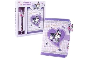 ‎YUMCUTE yumcute Notizbuch mit Stift Set, Cartoon Tagebuch für Kinder Teenager Mädchen, Notizbuch Lila Geschenke für Kinder Mädchen Studenten, Tagebuch Mädchen School Supplies