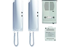 VIMAR 885E intercom 4+2 Conductor 2-Family 88TD + 8870, ELVOX Door Entry, Withe