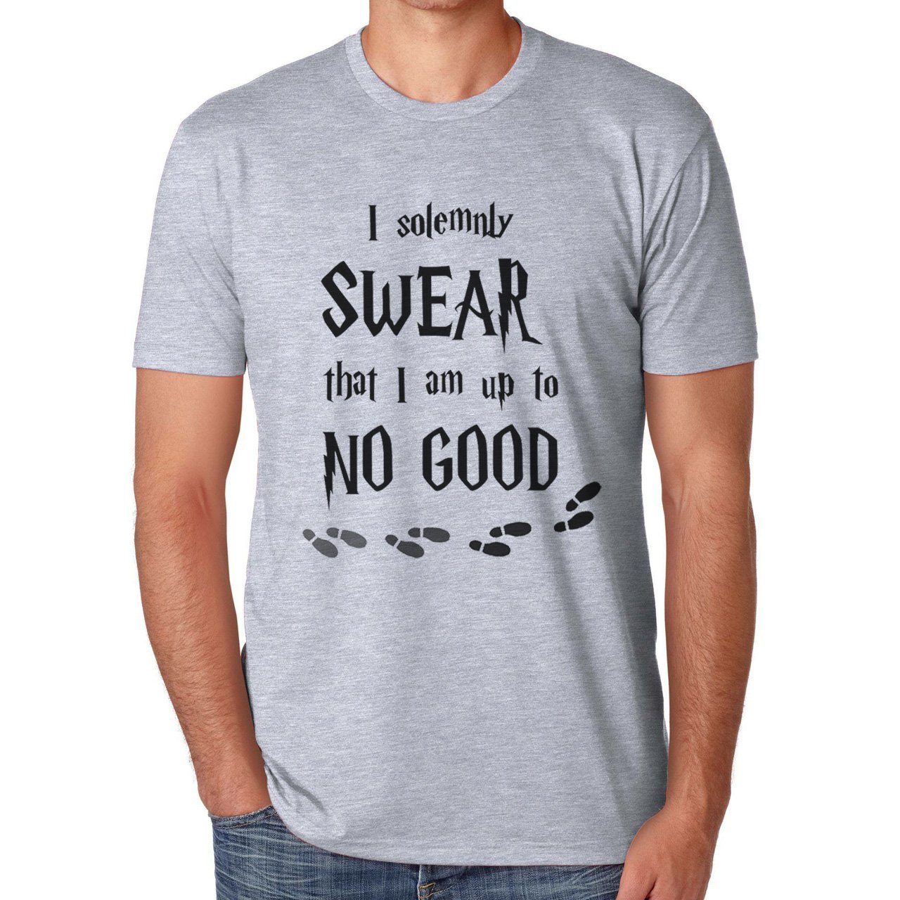 I-Solemnly-Sweat-that-I-Am-Up-To-No-Good-Harry-Potter-Herren-T-Shirt