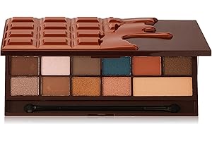 Revolution Beauty London, Salted Caramel Chocolate, Eyeshadow Palette, 14 Shades, 22g Powder