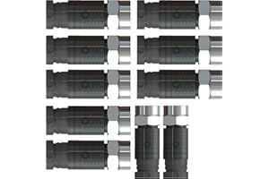 BELDEN DRAGONSAT Compression F Connector Professional for CT63 WF65 Shotgun Twin Sky coax Satellite Cable 10 PACK - as used by the leading Uk Satellite Company