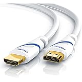 CSL - 10m HDMI Kabel 2.0a 2.0b - Ultra HD 4k 60Hz - neuester Standard - High Speed HDMI 2.0 - Ultra HD Full HD 1080p - 3D ARC
