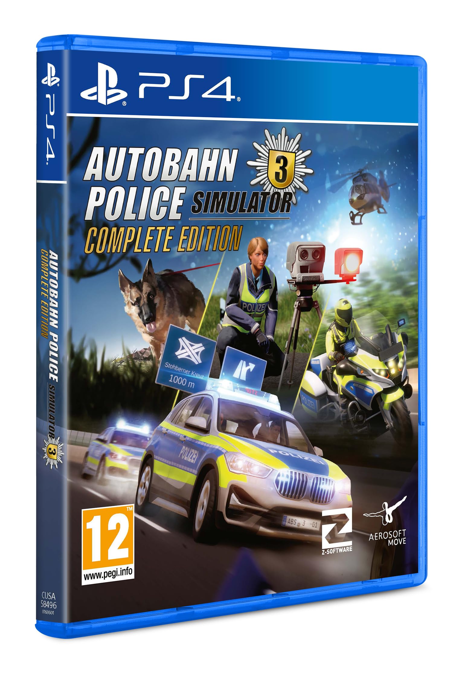 Carátula de Autobahn Police Sim 3 - Complete Edition - PlayStation 4