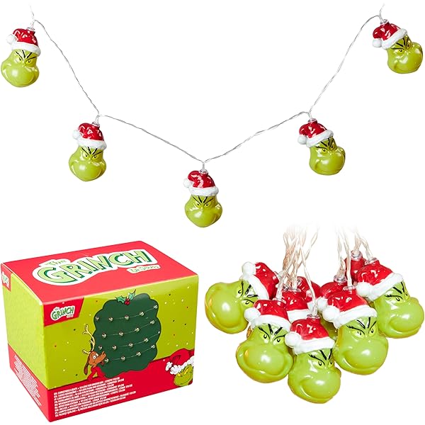 YATOSEN Broche De Noël Avec Le Grinch, Tête En Forme De Crâne, Lot De 9 Broches De Noël, Idéal Pour Vêtements Faits Main, Pulls, Chemises, Sacs à Dos, Chapeaux