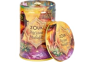 Zouk Biryani Masala Spice Pot | Authentic Indian Spice Blend | Rich & Fragrant Powder | For Biryani & Rice Dishes | Vegan Friendly (60g)