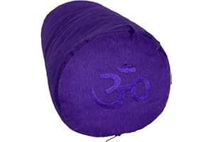 Tvamm-Lifestyle Yoga-Bolster Special, 65 x Ø 22 cm, Buchweizenschalen-gefüllt