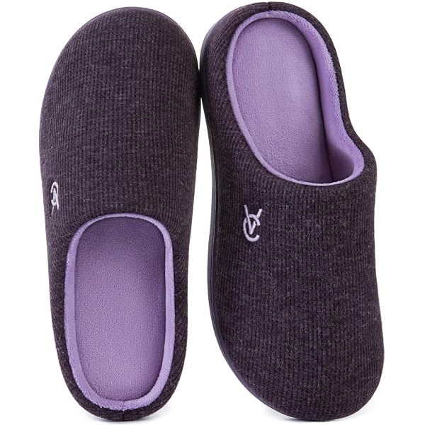 LongBay Donne Inverno Caldo Ciniglia Maglia Pantofole Stivali Morbido Schiuma Memory Foam Donne Pantofole