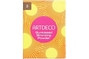 ‎ARTDECO ARTDECO Sunkissed Bronzing Powder – Zart gebräunter Teint & natürliche Ausstrahlung – Kompaktpuder mit seidiger Textur – 1 Stück