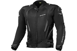 SHIMA MESH PRO Motorradjacke Herren | Sommer Mesh Motorcycle Stadt Textiljacke Männer mit Schulter Schleifers, CE Schulter Ellbogen und Rückenprotektoren, Breitenverstellung