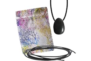 ‎NATURHEILMITTEL HEILSTEINE METHUSALEM GMBH NEU-ULM Schungit (Shungit) schwarzer Edelstein Anhänger ca. 25mm für Energie + Schutz mit LEDERBAND, TÄSCHCHEN & BESCHREIBUNG. 95500-27