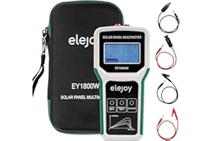 DEWINLVD Pannello solare mppt tester 1800 W PV misuratore fotovoltaico pannello multimetro modulo solare ottimizzatore per la misurazione della potenza dei pannelli solari, non superiore a DC 20-120V 60A.
