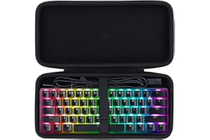 co2CREA Custodia rigida da viaggio di ricambio per Razer Huntsman Mini 60% / Snpurdiri 60% / MageGee 60% / Newmen GM610 tastiera da gioco(solo scatola,Case Only)