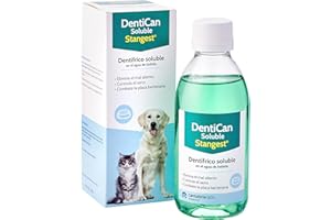 STANGEST DentiCan Soluble | Dentífrico Soluble para Perros y Gatos | Higiene Bucal | Elimina Mal Aliento | Controla la Placa y Sarro | 250 ml