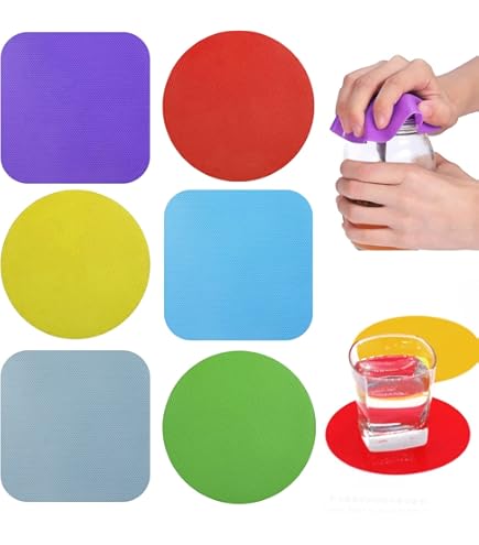 Ouvre-bouteilles 6 En 1 + Tampon Silicone - Pour Ouvrir Pots, Bières, Boîtes (aide Pour Arthrite)
