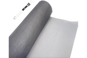 LINSOCLE Rouleau Moustiquaire 250 x 120cm en Fibre de Verre, Filet Anti Insectes pour Fenêtre, Découpable, Indéchirable et Durable