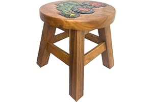 Crafty Artisan Childrens Wooden stool (Tractor)